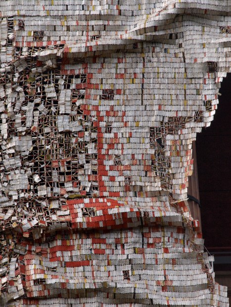 a hanging installation in Berlin (photo taken by me in 2010)